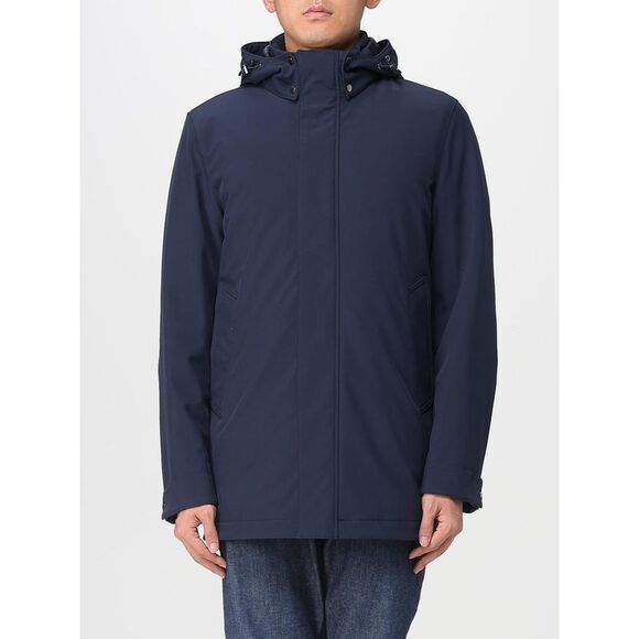 Woolrich Coat Men Blue